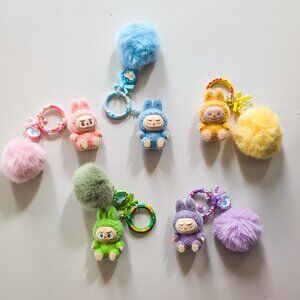 Mini Labubu Keychain Bag Charm "Have a Seat" Series - Various Colors Available